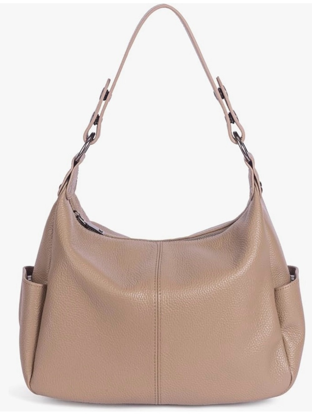 Leather Hobo Style Shoulder Bag